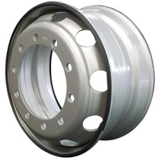 Steel Wheel, Silver - 22.5” x 8.25” / 10 Stud x 285 PCD